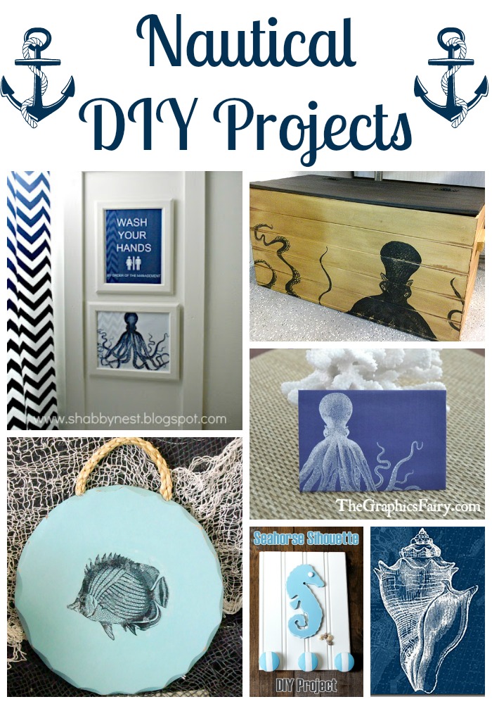 18 Nautical DIY Projects The Graphics Fairy