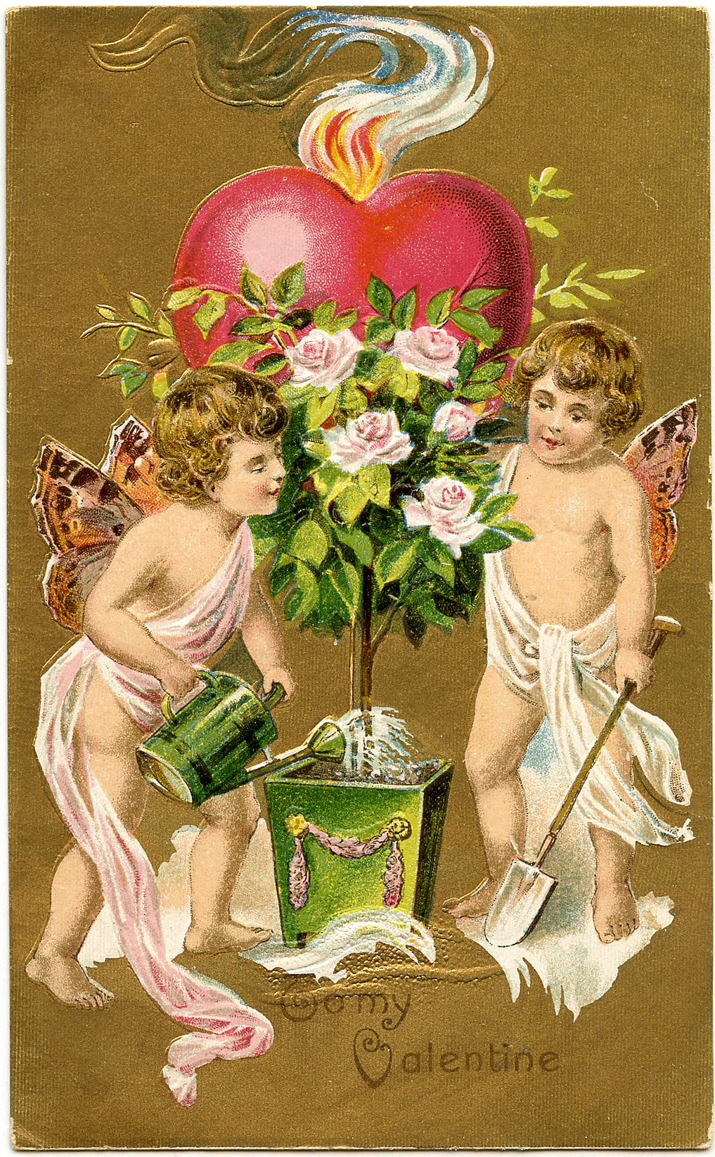 9 Vintage Valentine Fairy Images! The Graphics Fairy