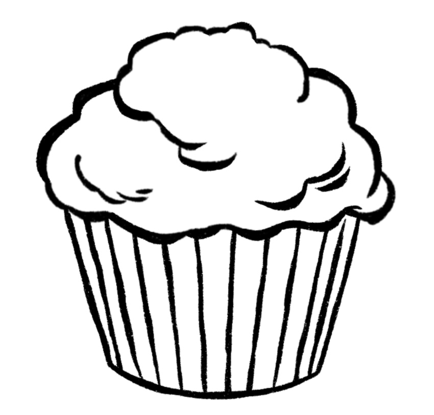 How To Draw A Cupcake Step By Step For Kids