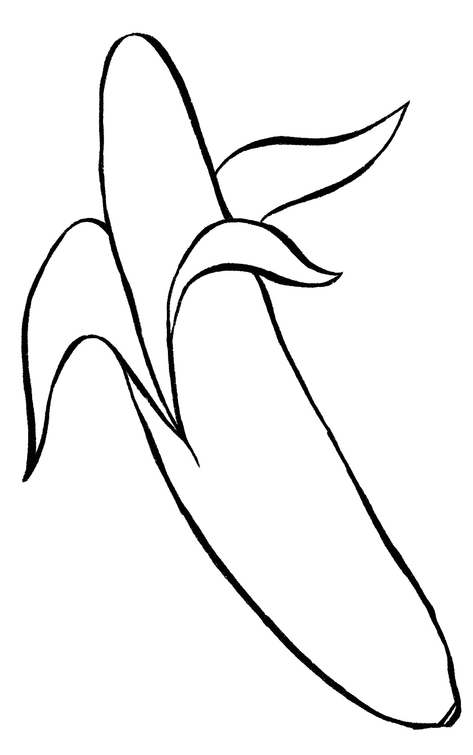 Banana Drawing {5 Easy Steps}! The Graphics Fairy