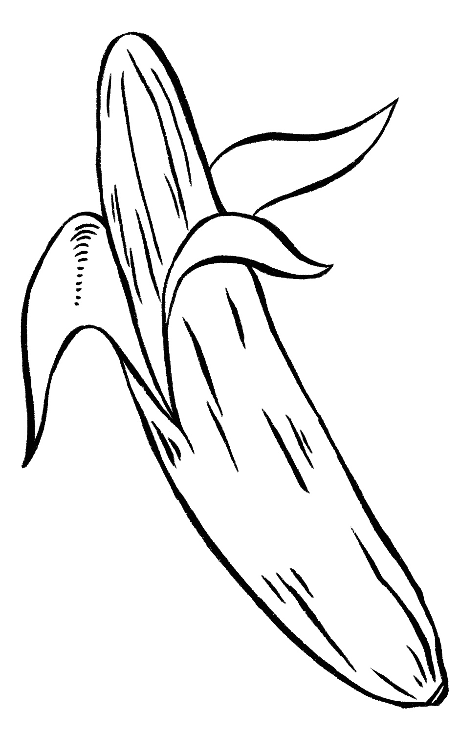 Banana Drawing {5 Easy Steps}! The Graphics Fairy