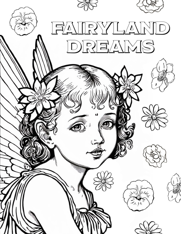 8 Free Fairy Coloring Pages! The Graphics Fairy