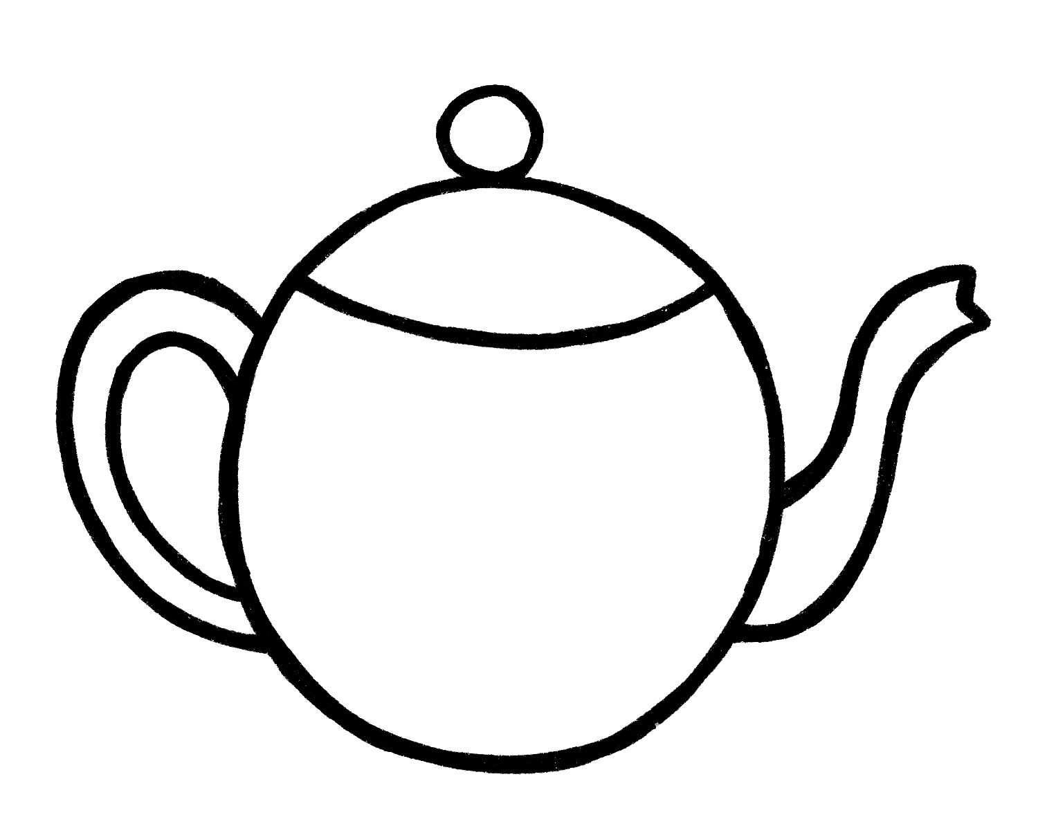 Teapot Drawing {4 Easy Steps}! The Graphics Fairy