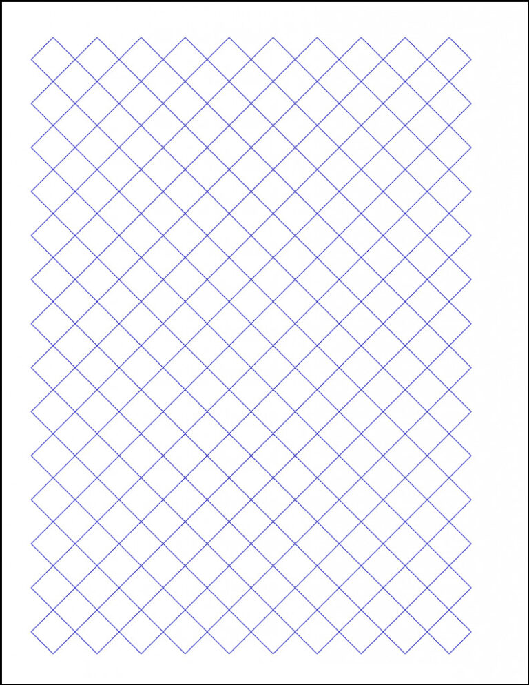 Printable Diamond Graph Paper The Graph Paper