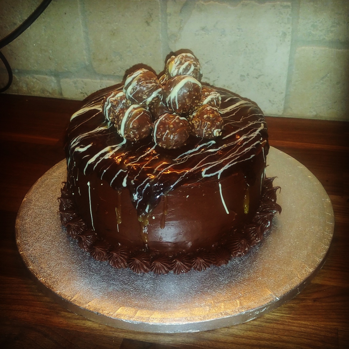Triple chocolate caramel cake The Great British Bake Off The Great British Bake Off