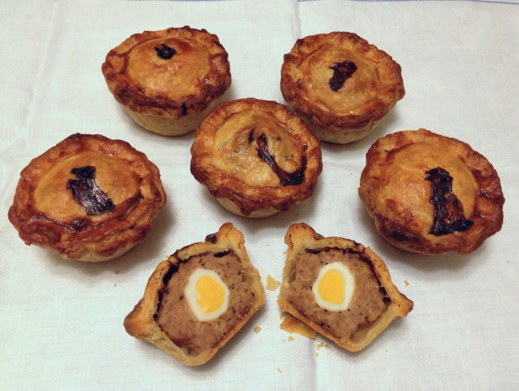 Mini scotch egg pies The Great British Bake Off