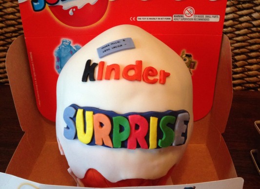Giant Kinder surprise egg The Great British Bake Off
