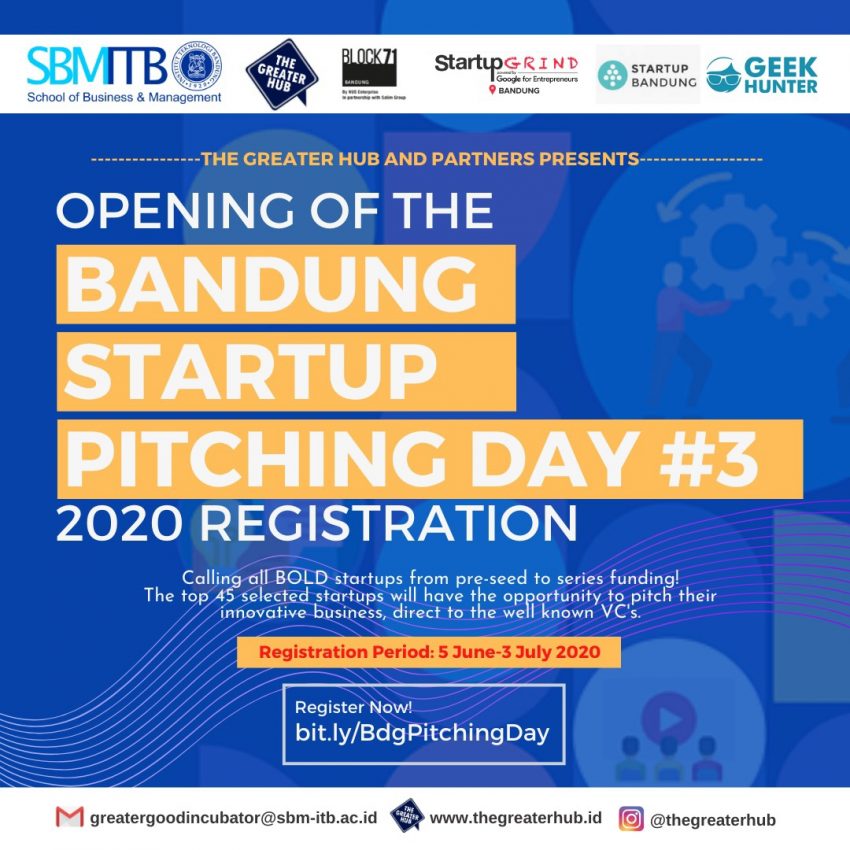 Bandung Startup Pitching Day The Greater Hub Official Website