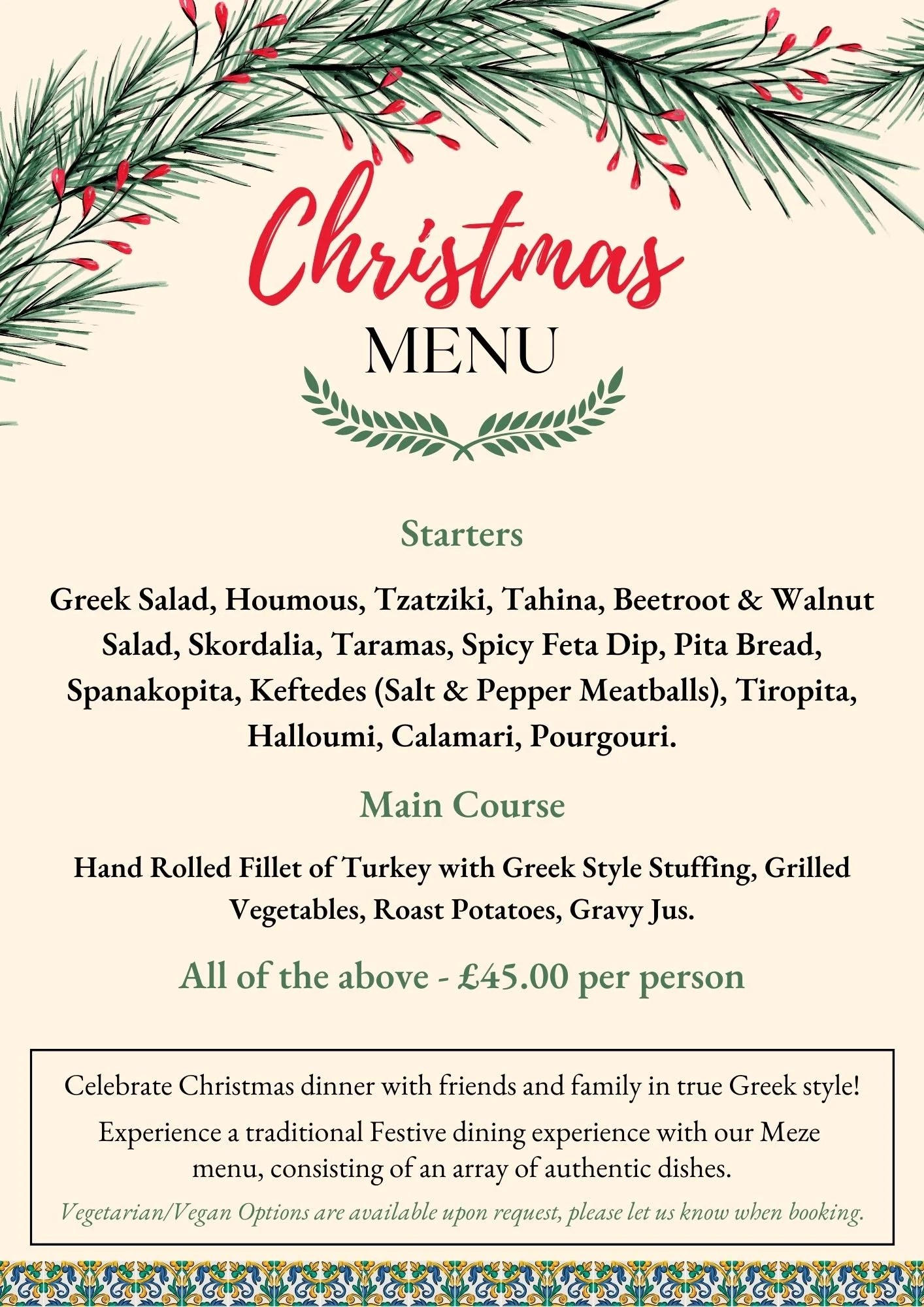 The Greek Table Greek Restaurant, Newbury