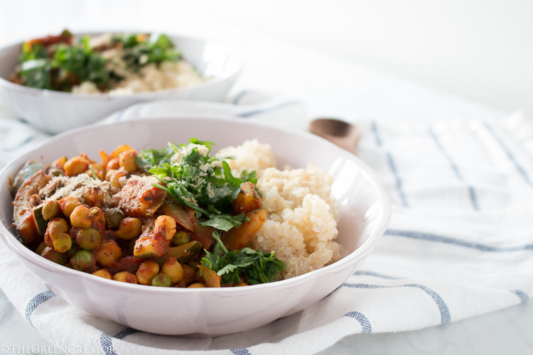 15Minute Chickpeas in Tomato Sauce