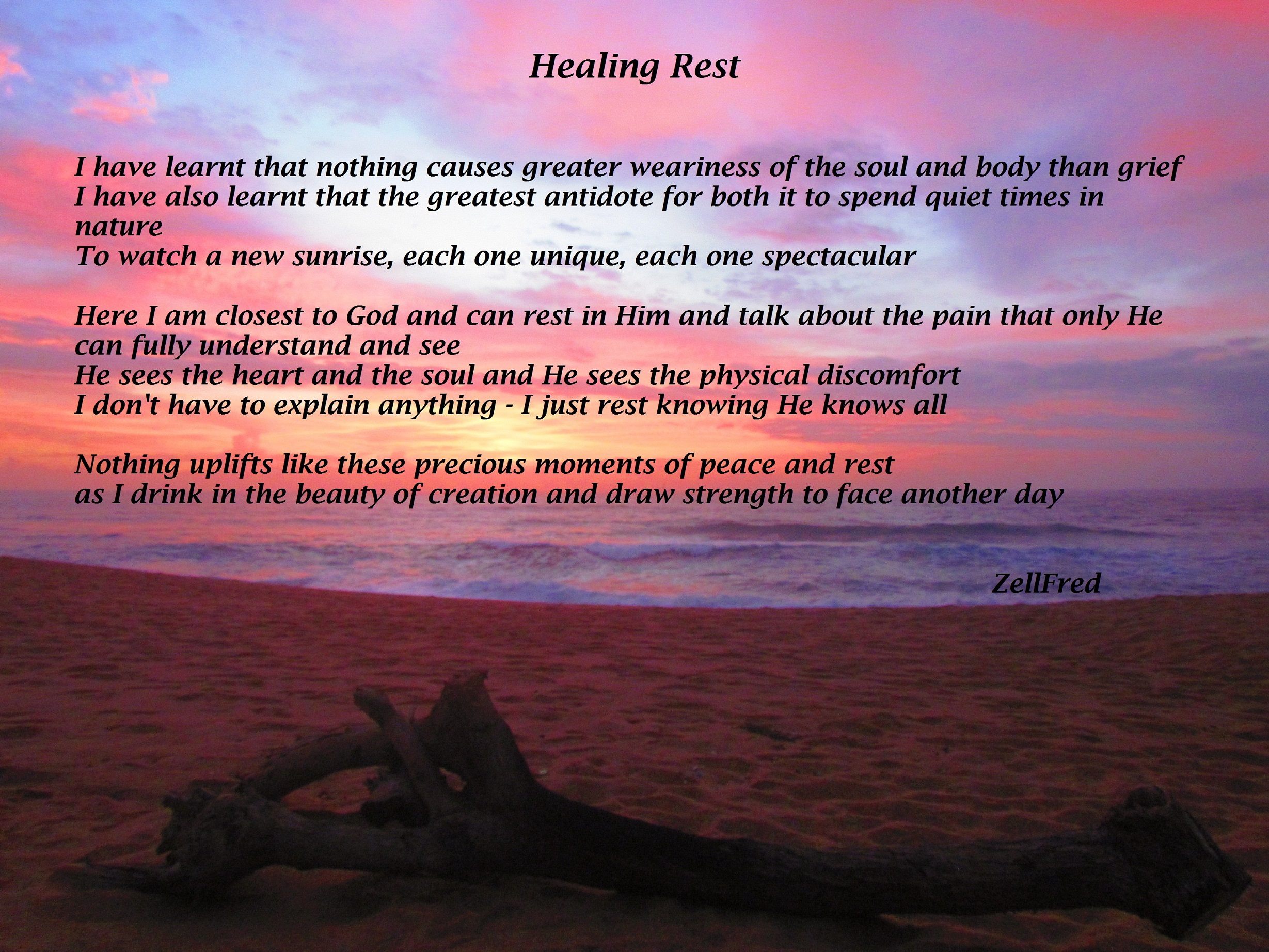 Healing Rest The Grief Toolbox