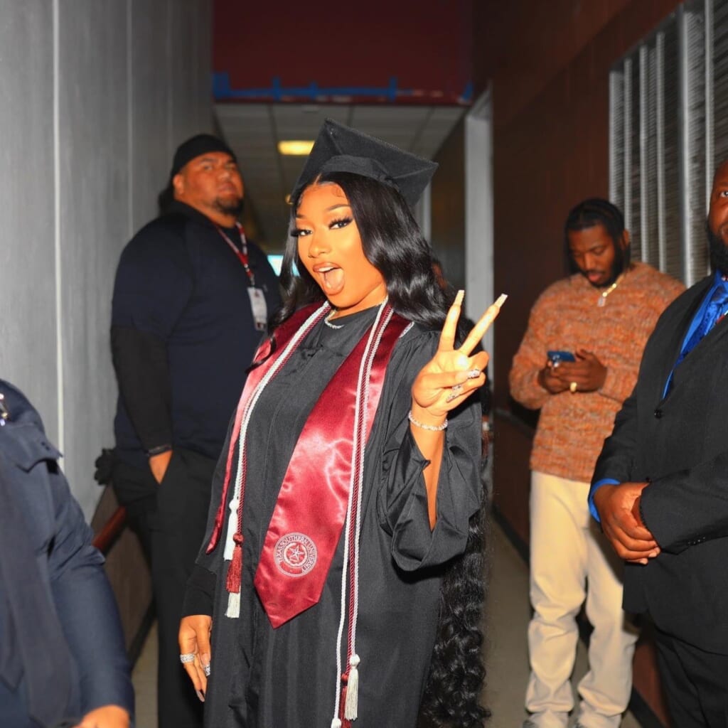 Megan Thee Stallion has officially graduated from Texas Southern