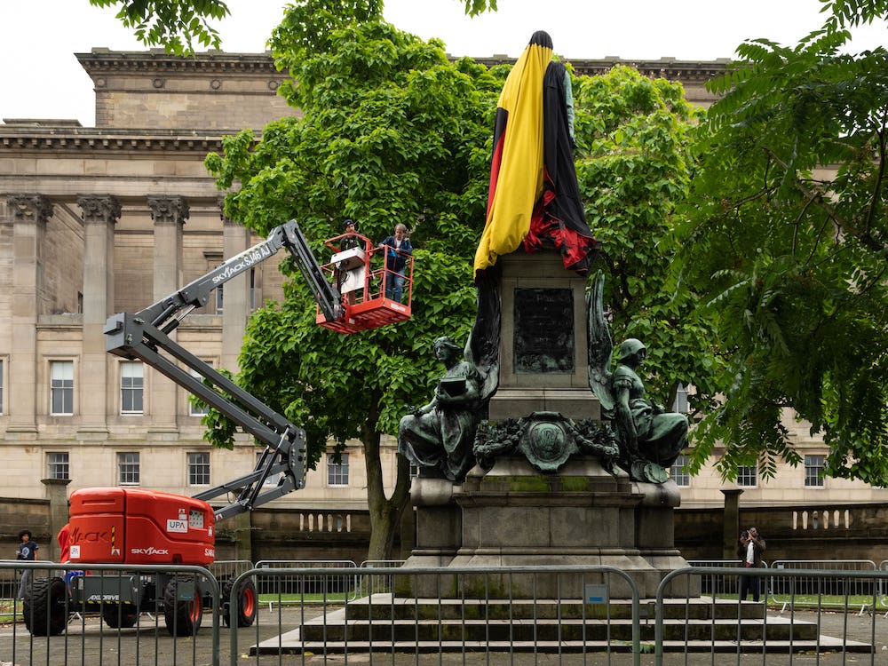 Look at Liverpool's Beatles Statues redressed as part of arts project