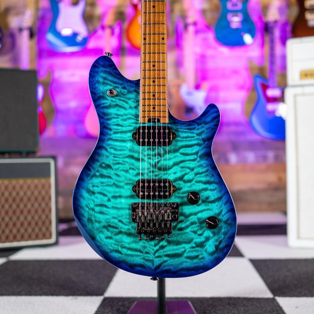 EVH Wolfgang Standard QM in Chlorine Burst The Guitar Marketplace