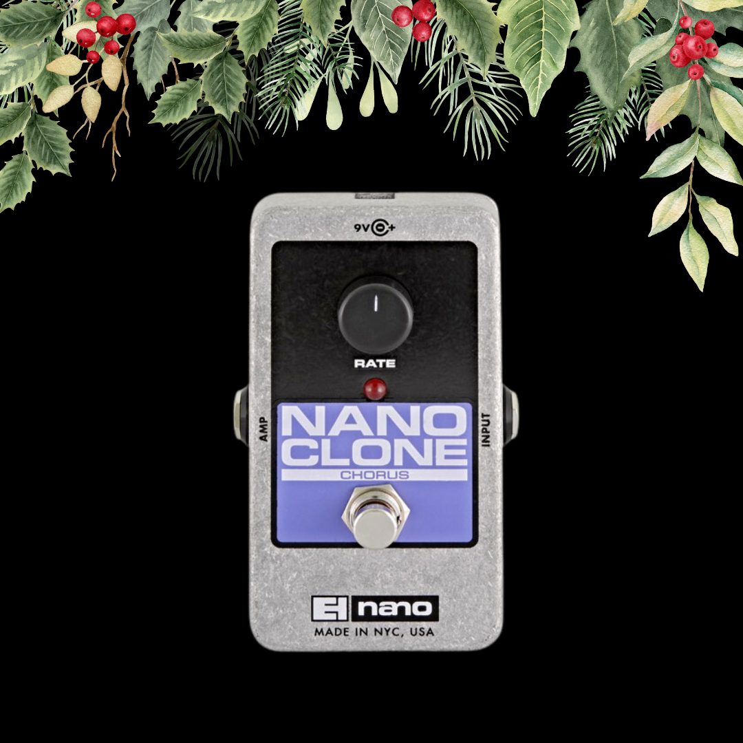Free Giveaway! ElectroHarmonix Nano Clone Analog Chorus Pedal Advent
