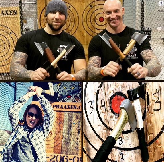 Battle Of The Bullseye Axe Throwing Tournament The Guy Corner NYC