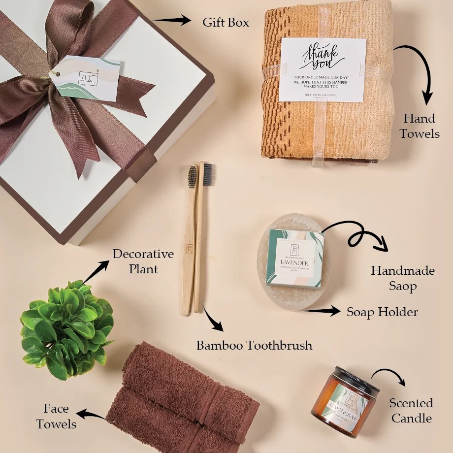 Buy Hampers, Bath Towel Sets, Bathrobes, Gift Boxes & Bags