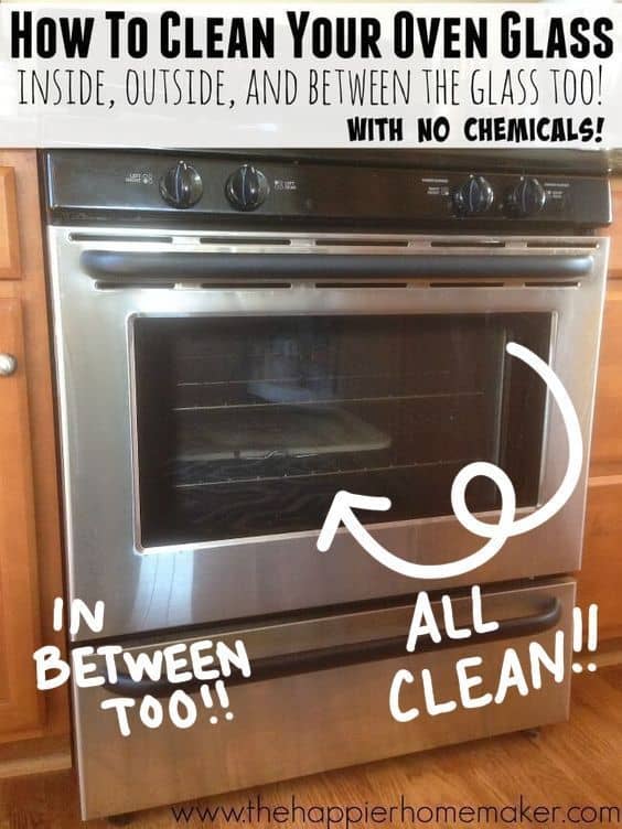 How to Clean Oven Glass Clean Inside, Outside, & Between Oven Glass
