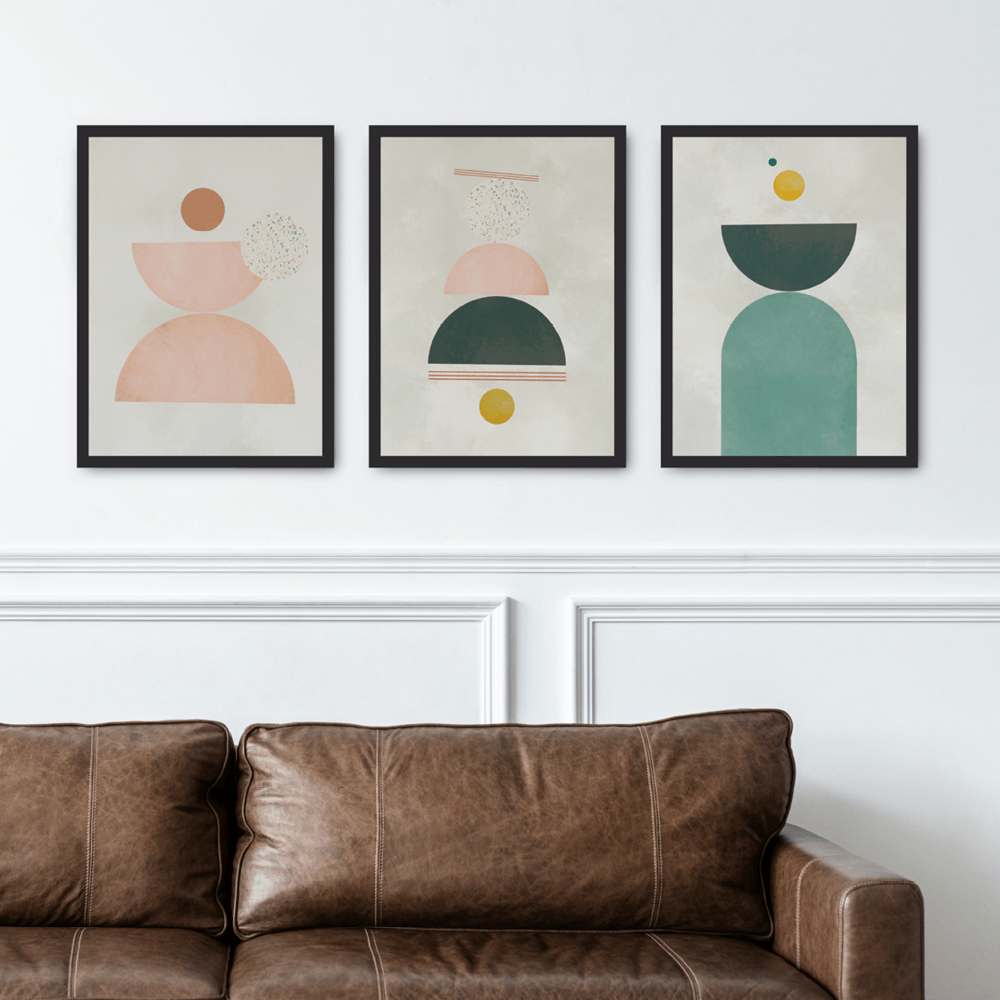 3 x A3 Wall Art Bundles The Happy Factory