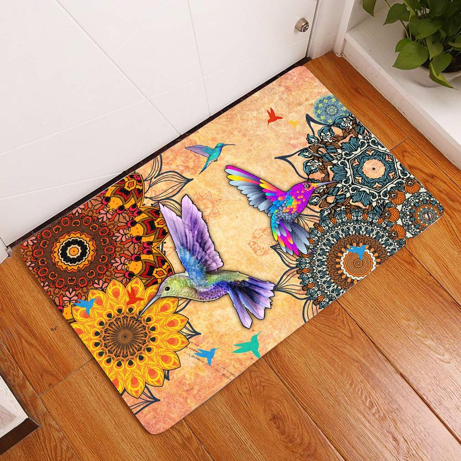 Amazing Hummingbird Doormat The Happy Wood