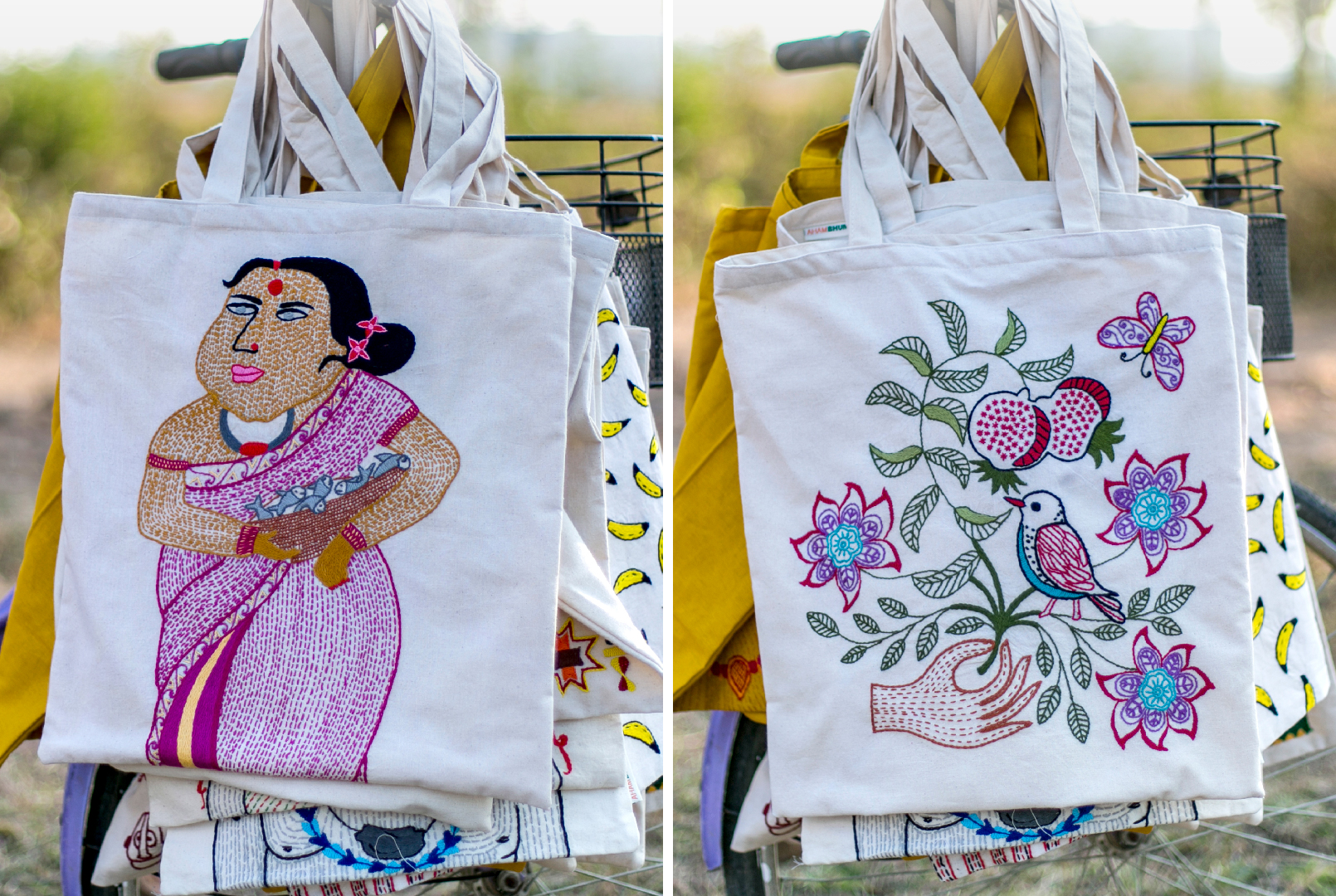 Quirky Cloth Bags by Aham Bhumika The Hard Copy