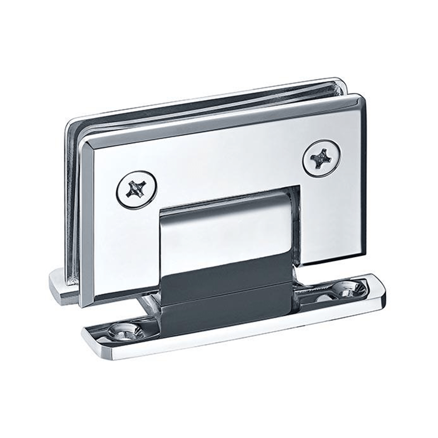 Frameless Shower Door 90° Wall To Glass Hinge H Back Plate