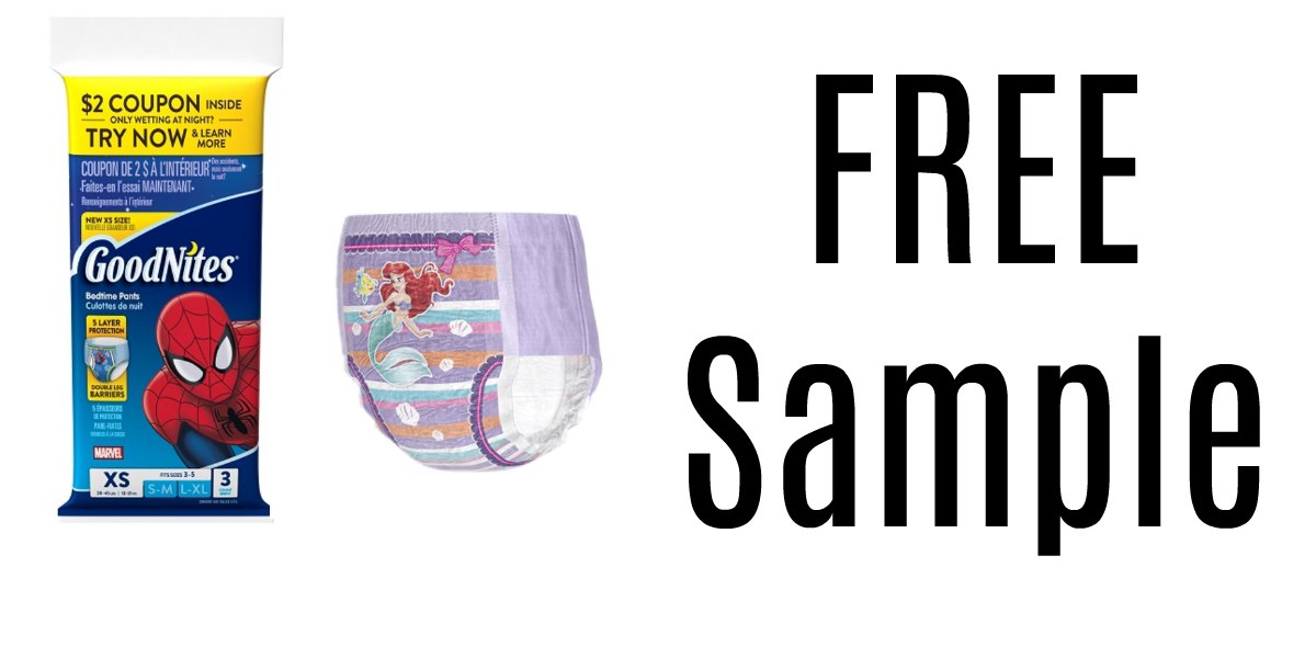 FREE Goodnites Sample! The Harris Teeter Deals