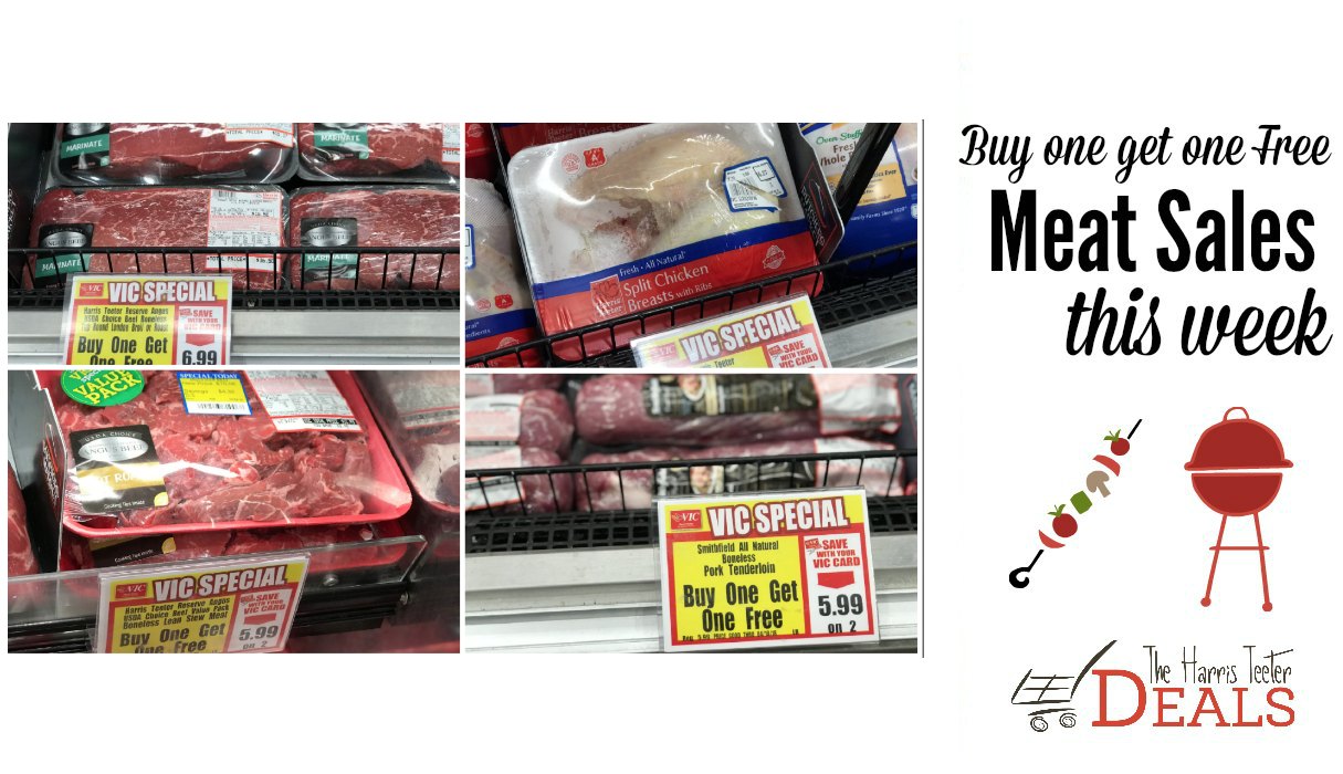 Buy one get one FREE Meat Sales THIS Week! The Harris Teeter Deals