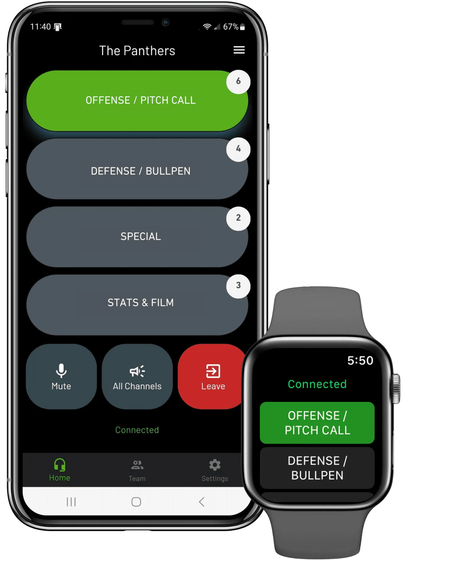 Coach to Catcher Baseball Communication The Headset App