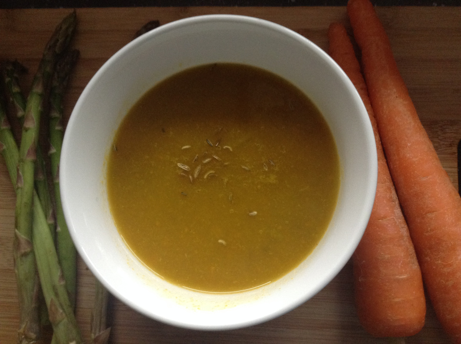 Celery, carrots & fennel seeds soup The Healthy Gourmet