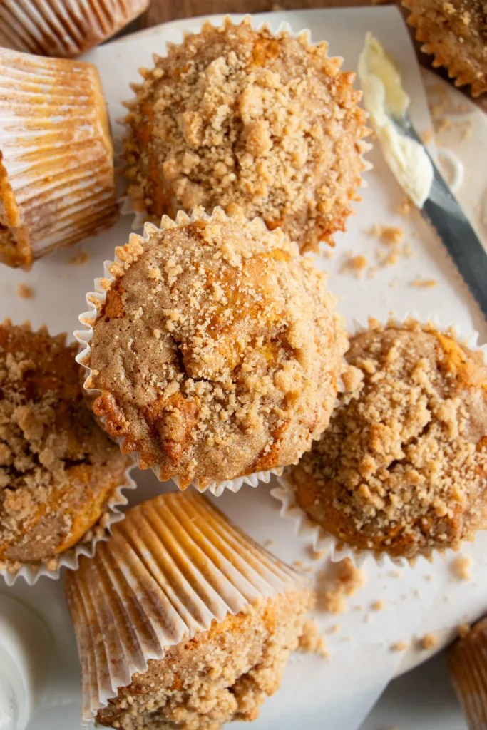 Easy Copycat Panera Bread Pumpkin Streusel Muffins The Hearty Life