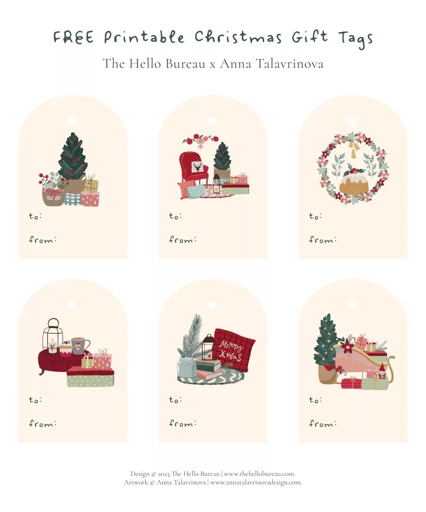 Merry Christmas Gift Tags Free Printable Fanny Printable