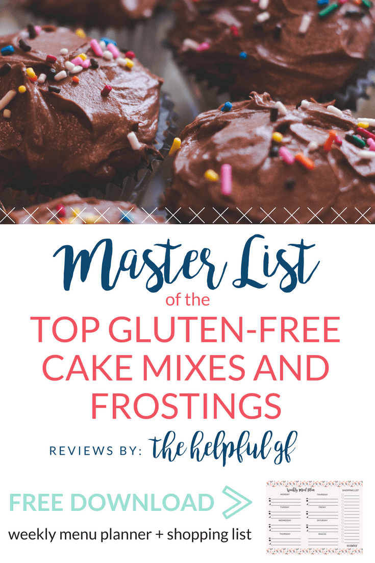 Best GlutenFree Cake Mix and Frosting Reviews The Helpful GF