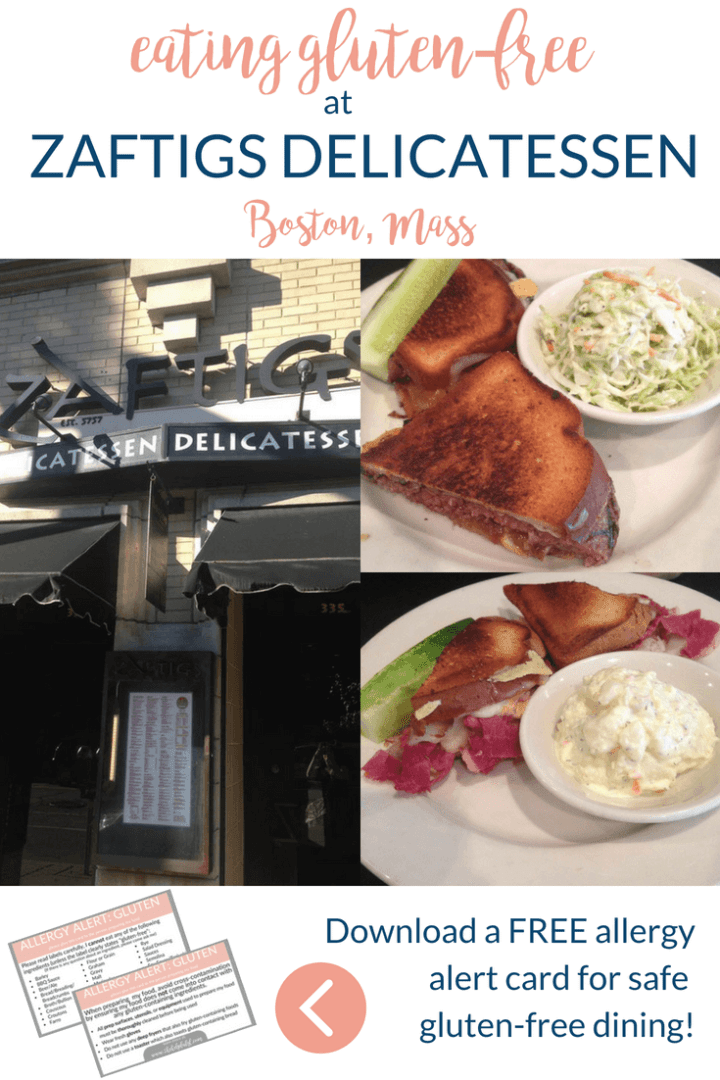 Zaftigs Delicatessen A GlutenFree Restaurant Review The Helpful GF