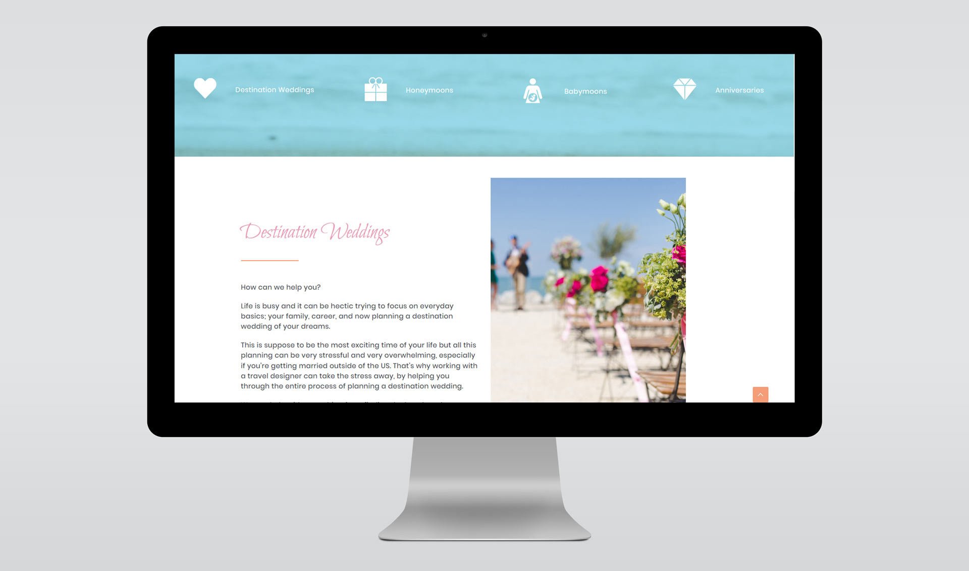 Travel Planner site The Helpful Marketer