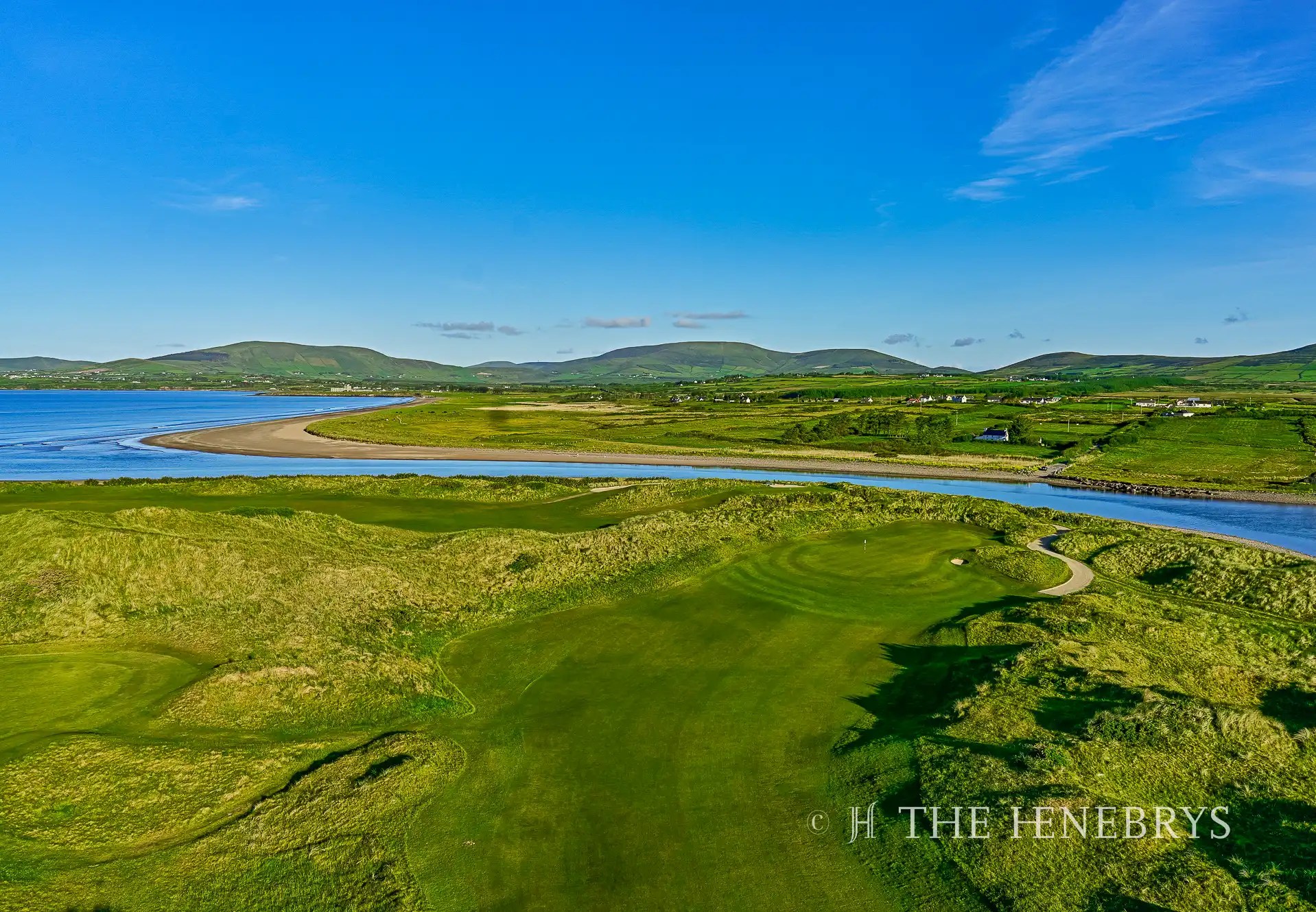Waterville Golf Links 15 Aerial The Henebrys