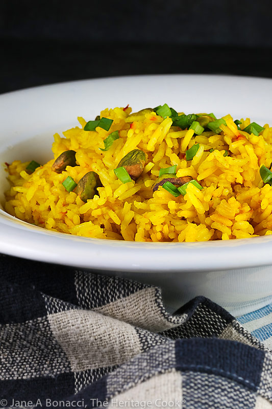 Easy Saffron Rice (Gluten Free) • The Heritage Cook