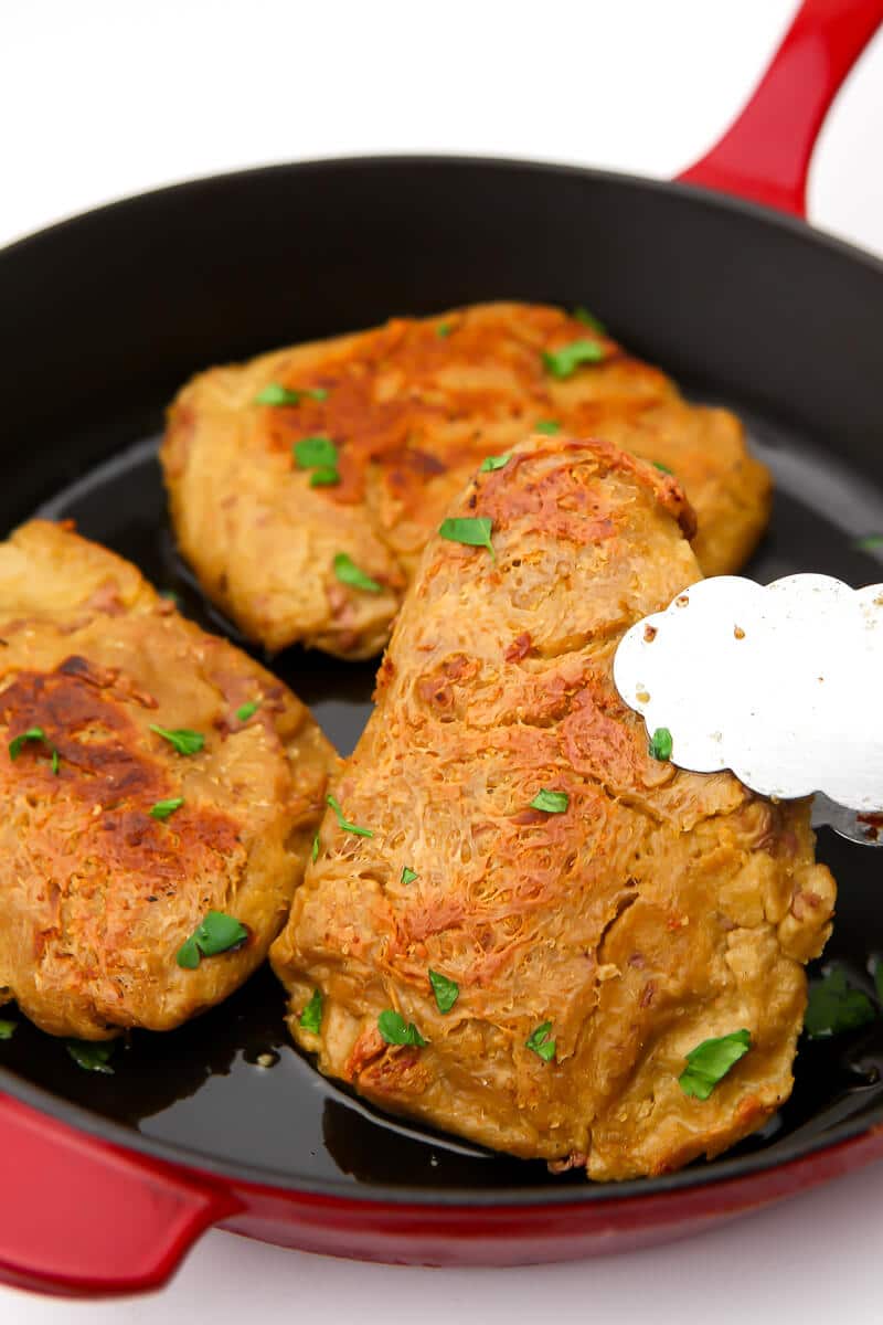 Seitan Chicken (Vegan Chicken Breasts) The Hidden Veggies