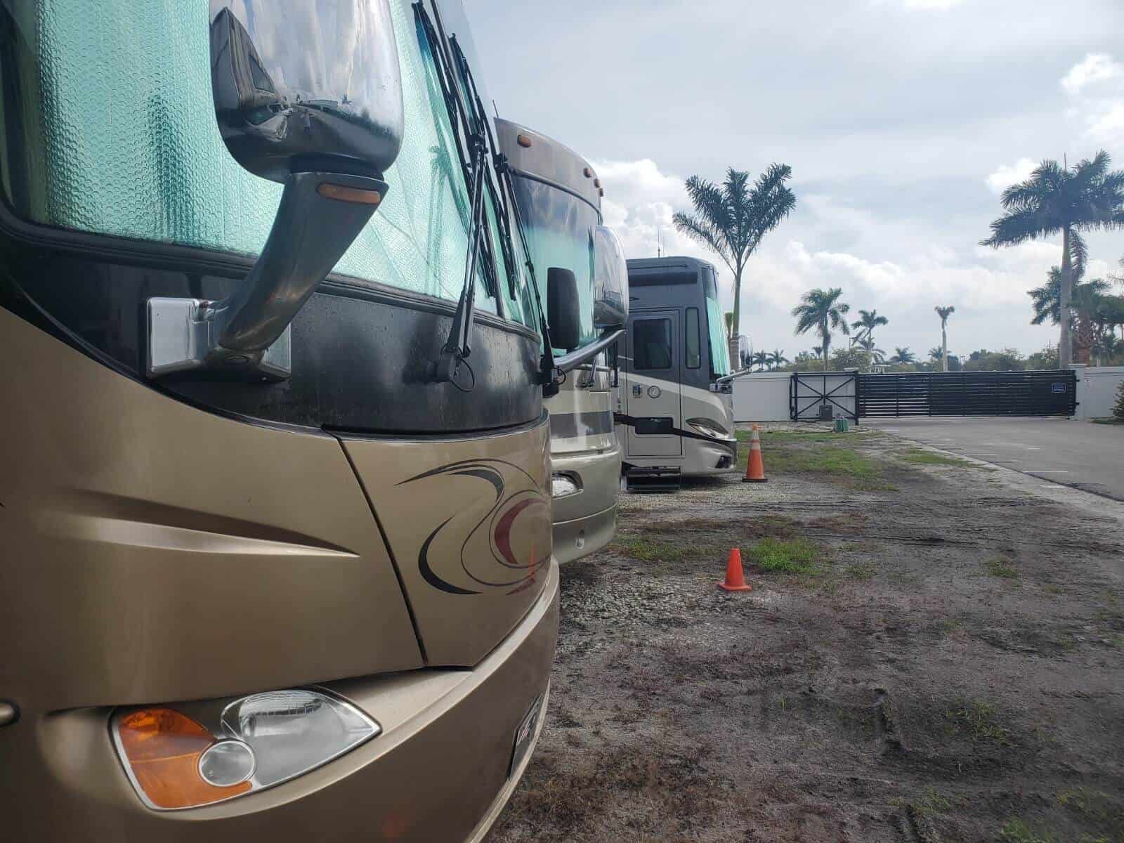 Outdoor Vehicle Storage Facilities in Naples FL The Hideout Storage Park