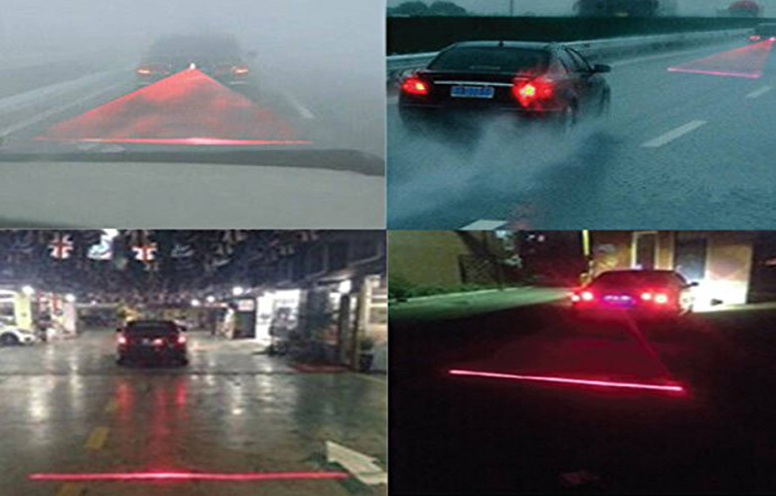 Projected Laser Fog Light (Warning Lamp AntiCollision Taillight) The
