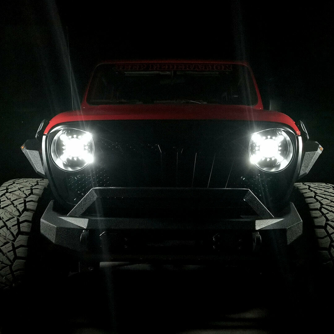 Jeep Wrangler Gladiator (18+) True 9 inch LED Headlight X Pro DRL
