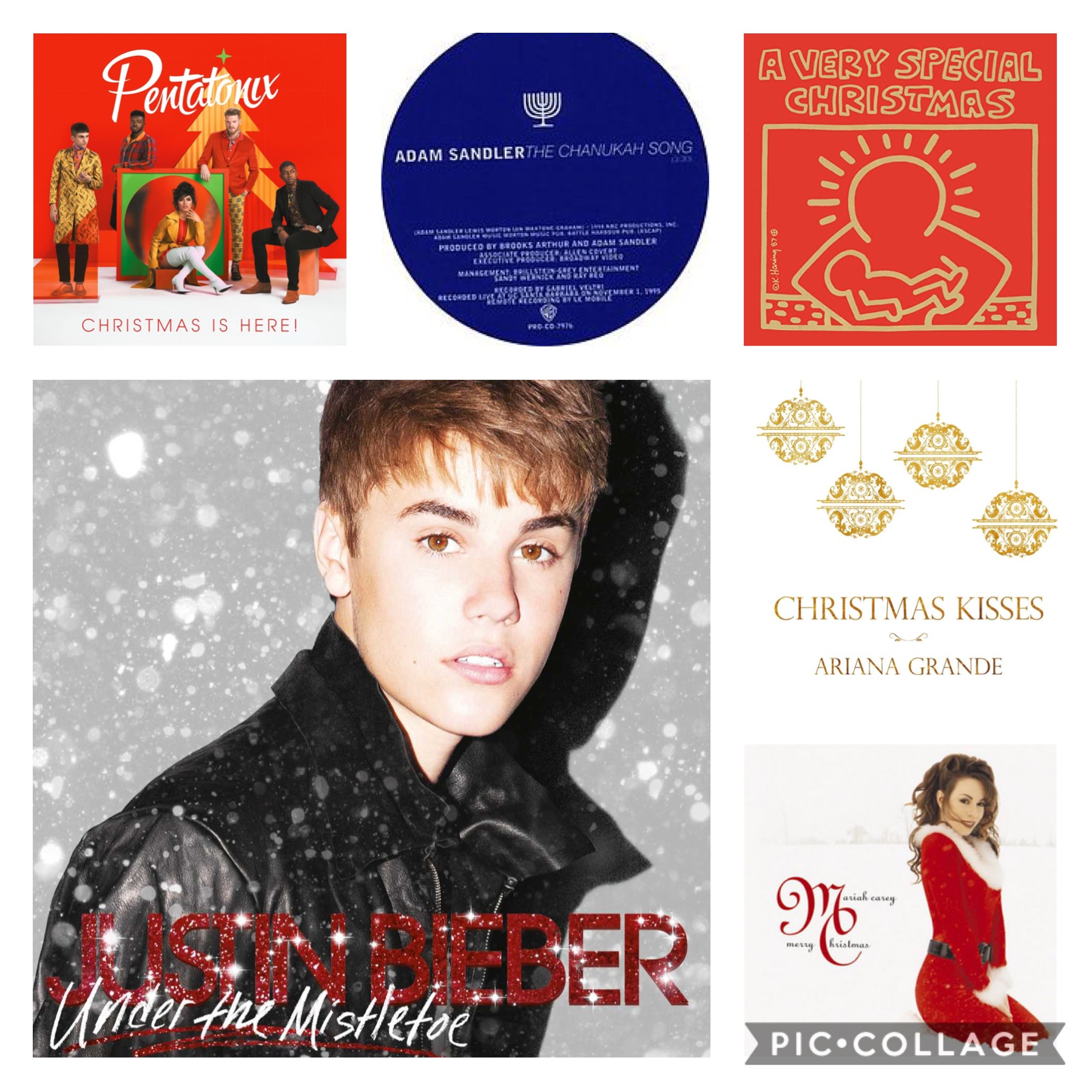 The top ten current Christmas/holiday songs amidst IHS The High Arrow