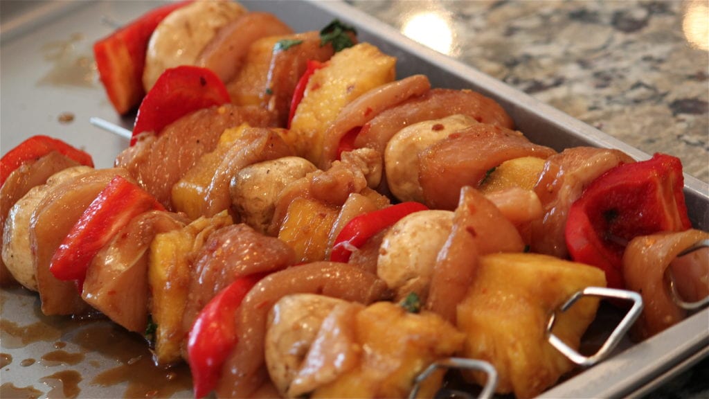 Caribbean Chicken Kabobs with Honey Soy Sauce The Hill Hangout