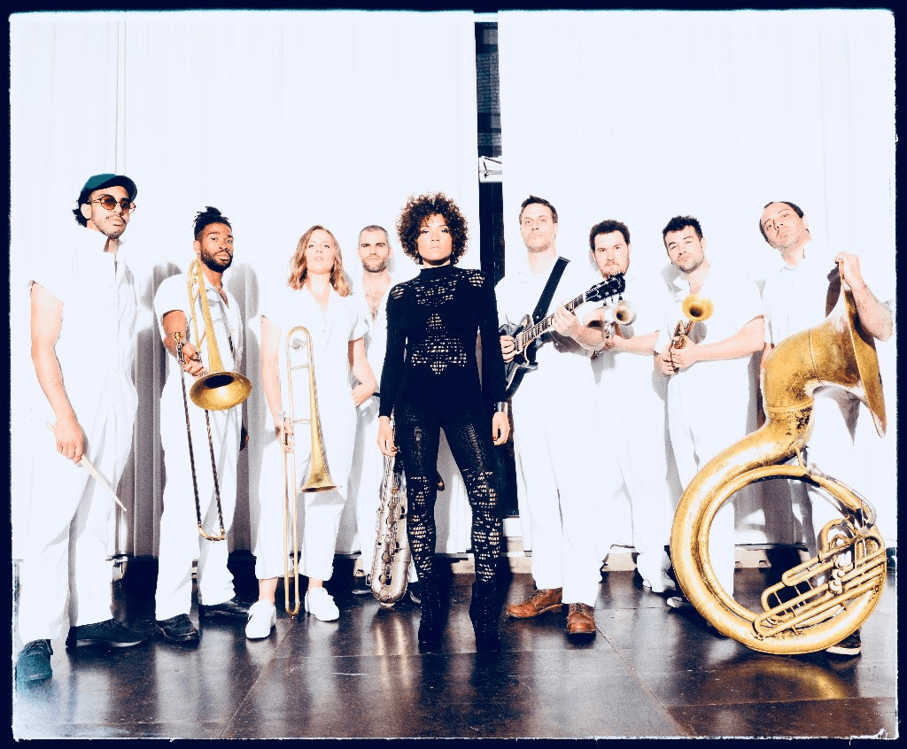 BRASS AGAINST cover Audioslave’s GASOLINE with Amanda Brown