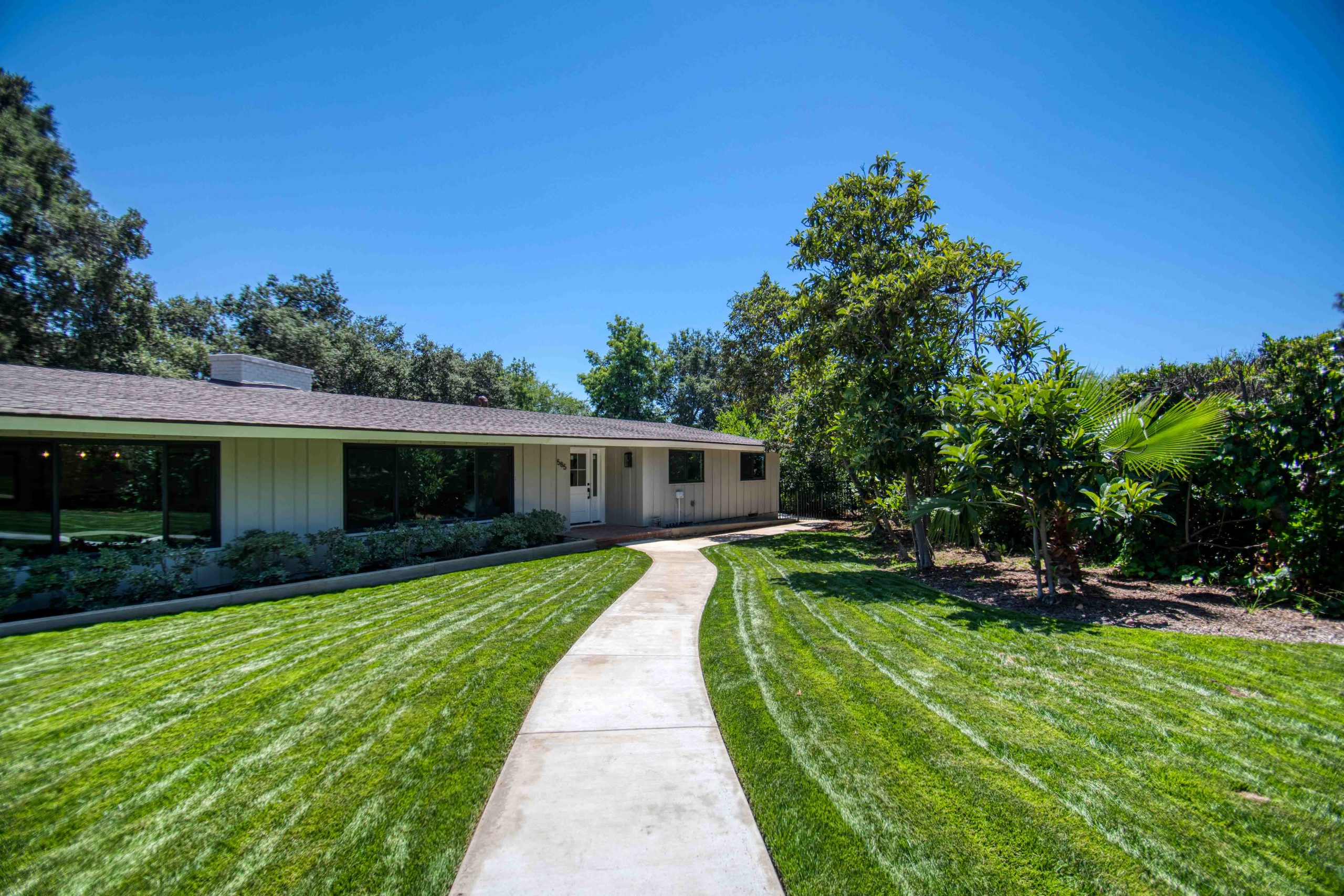 For Lease Private MidCentury Modern Home in Pasadena 585 Rim Road