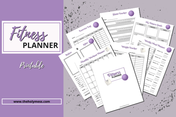 Free Printable Fitness Planner for 2025 The Holy Mess