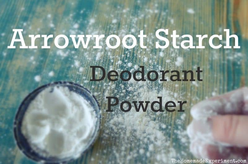 DIY Arrowroot Powder Deodorant Powder