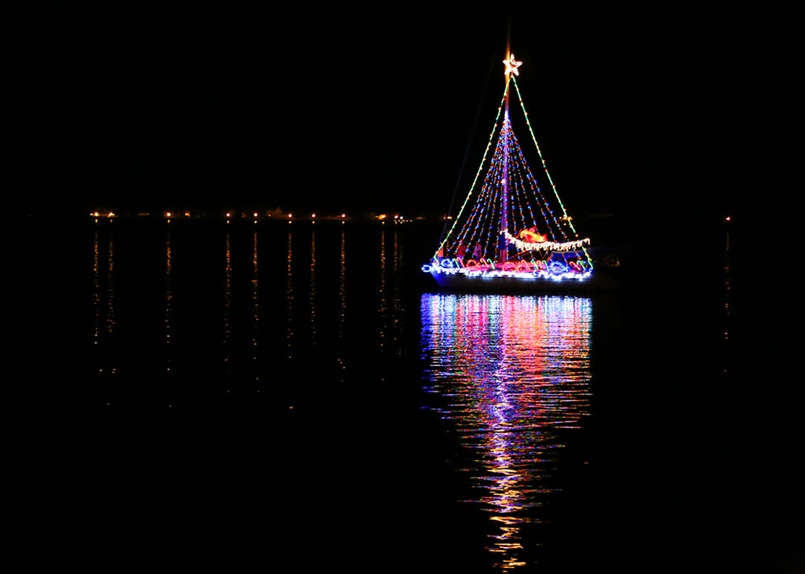 Southport Winterfest Flotilla The Home Place NC