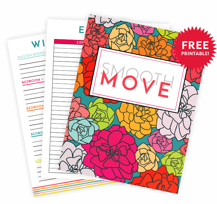 Printable Smooth Move Binder Kit (with Excel Spreadsheet ToDo List