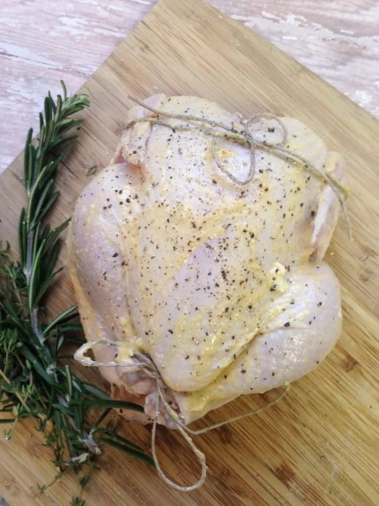 Dijon and Herb Stuffed Cornish Hen Recipe The Homespun Hydrangea